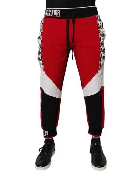Dolce & Gabbana Multicolor DG Royals Jogger Sweatpants Pants - Hilstor