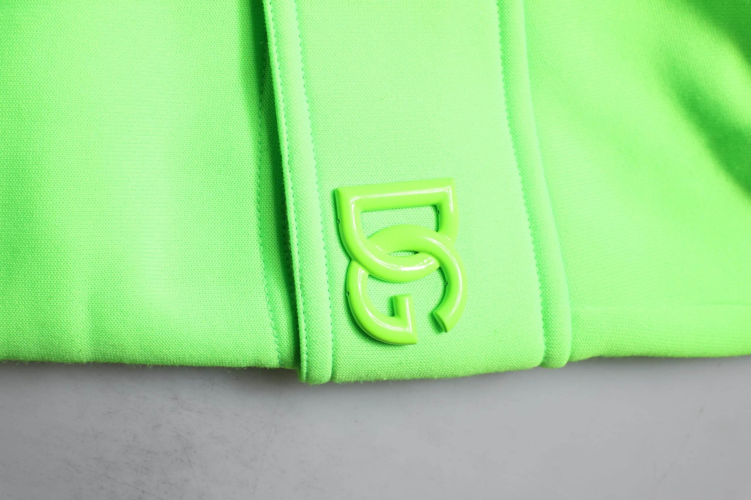 Dolce & Gabbana Neon Green Cargo Jogger Men Sweatpants Pants - Hilstor