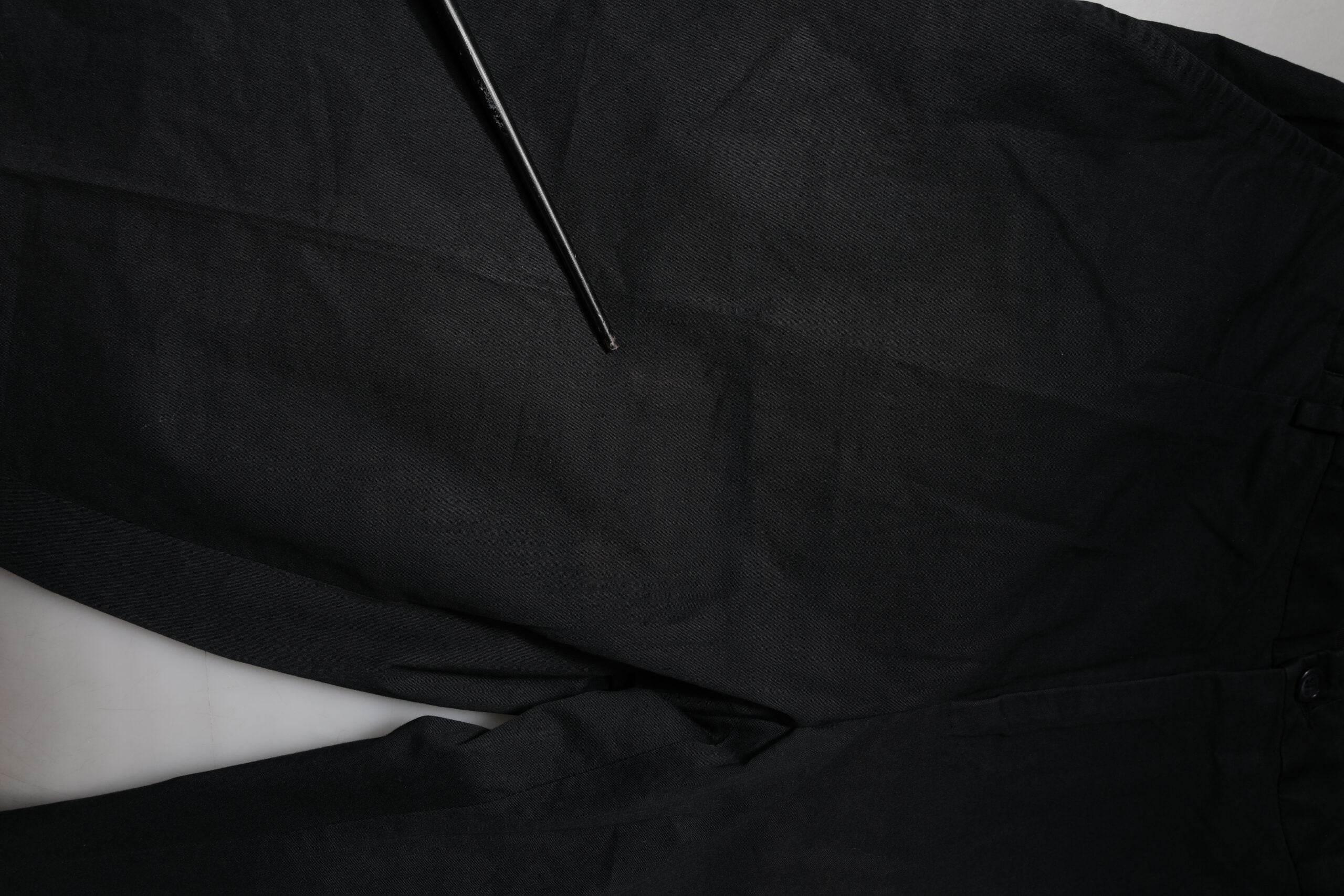 Dolce & Gabbana Black Cotton Stretch Skinny Dress Formal Pants - Hilstor