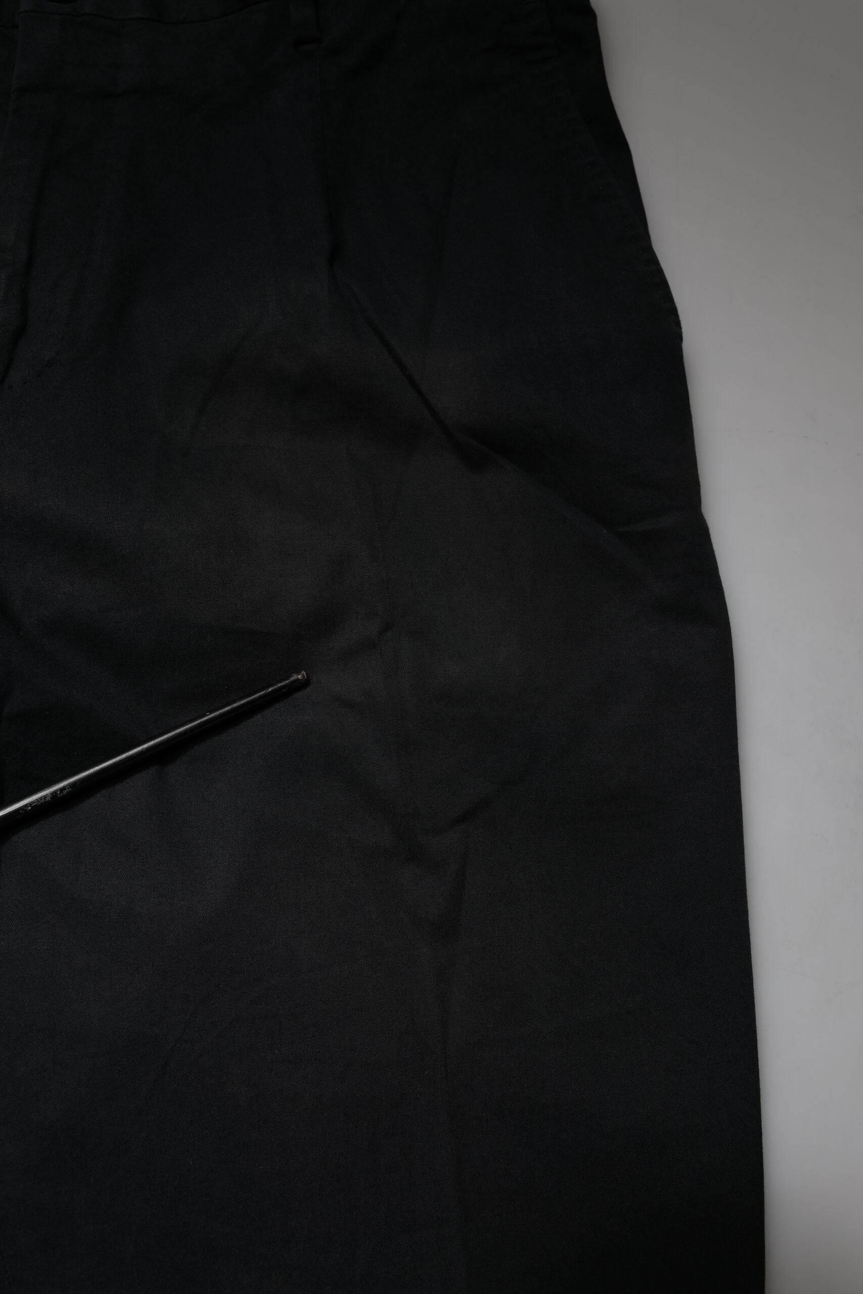 Dolce & Gabbana Black Cotton Stretch Skinny Dress Formal Pants - Hilstor