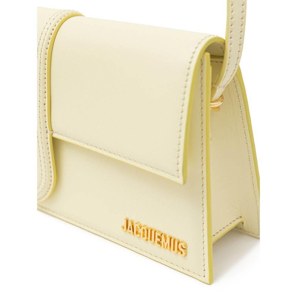 Jacquemus Yellow Leather Shoulder Bag - Hilstor