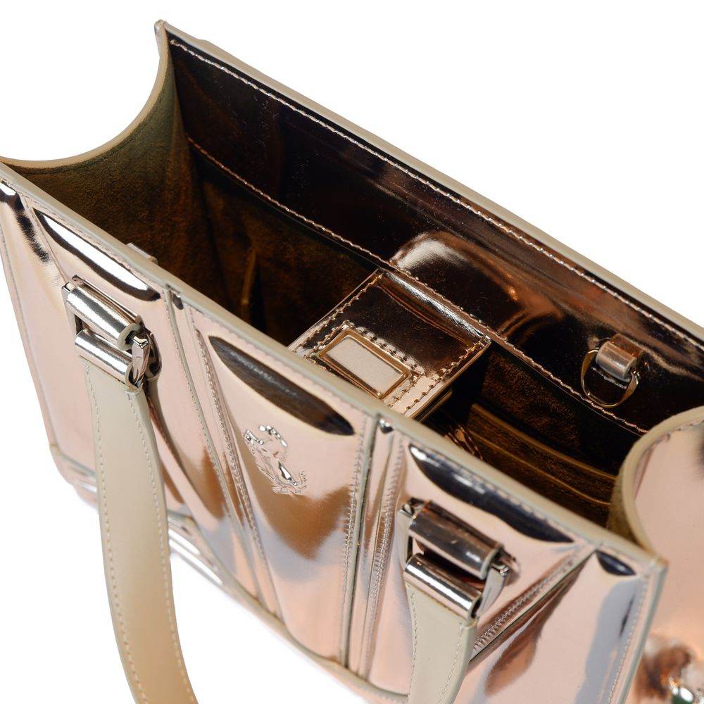 Ferrari Gray Leather Handbag - Hilstor