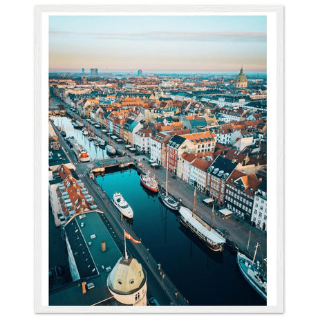Classic Semi-Glossy Paper Wooden Framed Poster - Hilstor