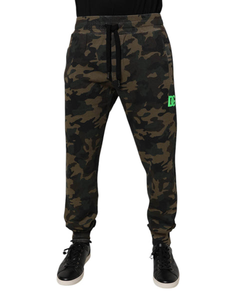 Dolce & Gabbana Multicolor Camouflage Jogger Sweatpants Pants - Hilstor