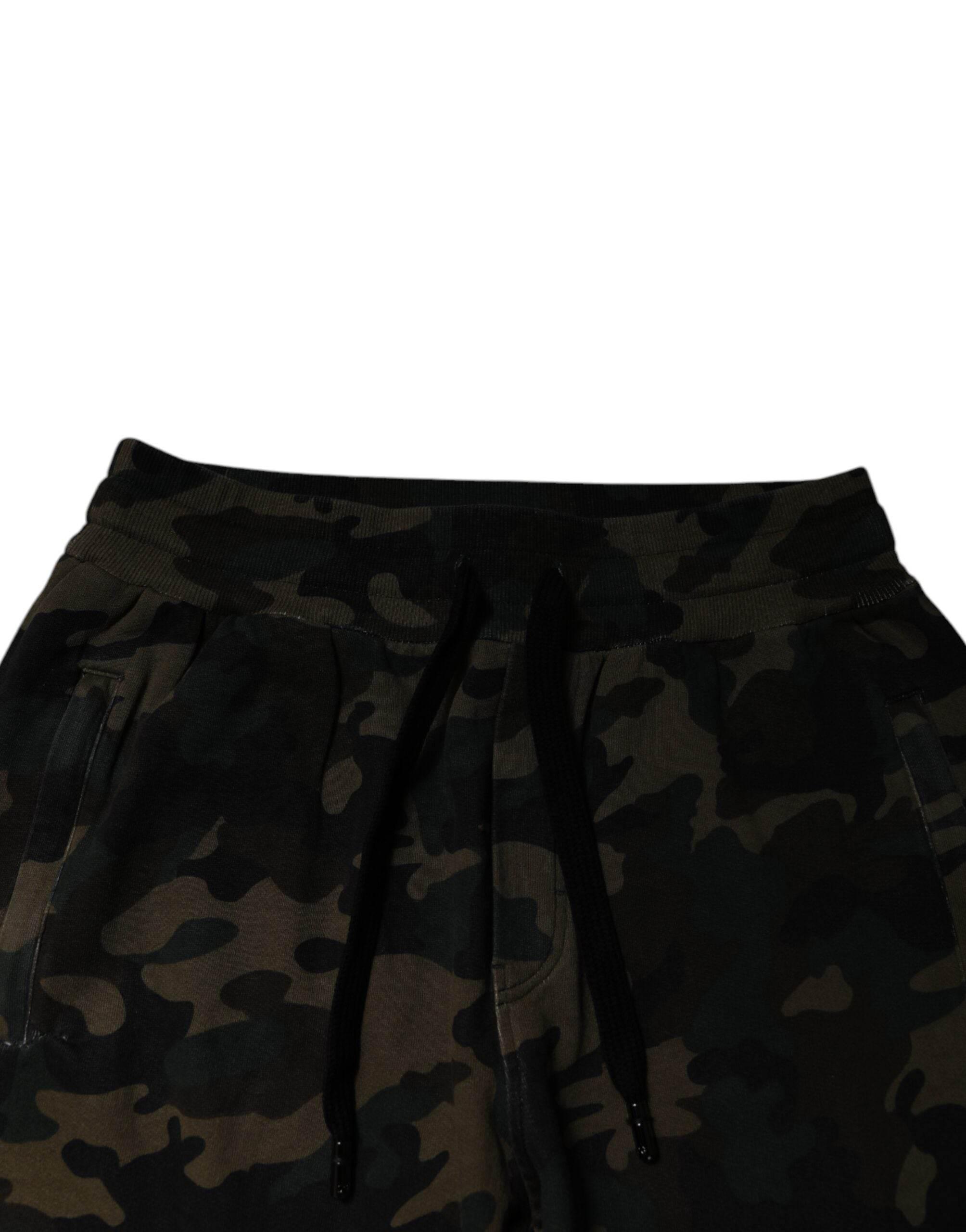 Dolce & Gabbana Multicolor Camouflage Jogger Sweatpants Pants - Hilstor