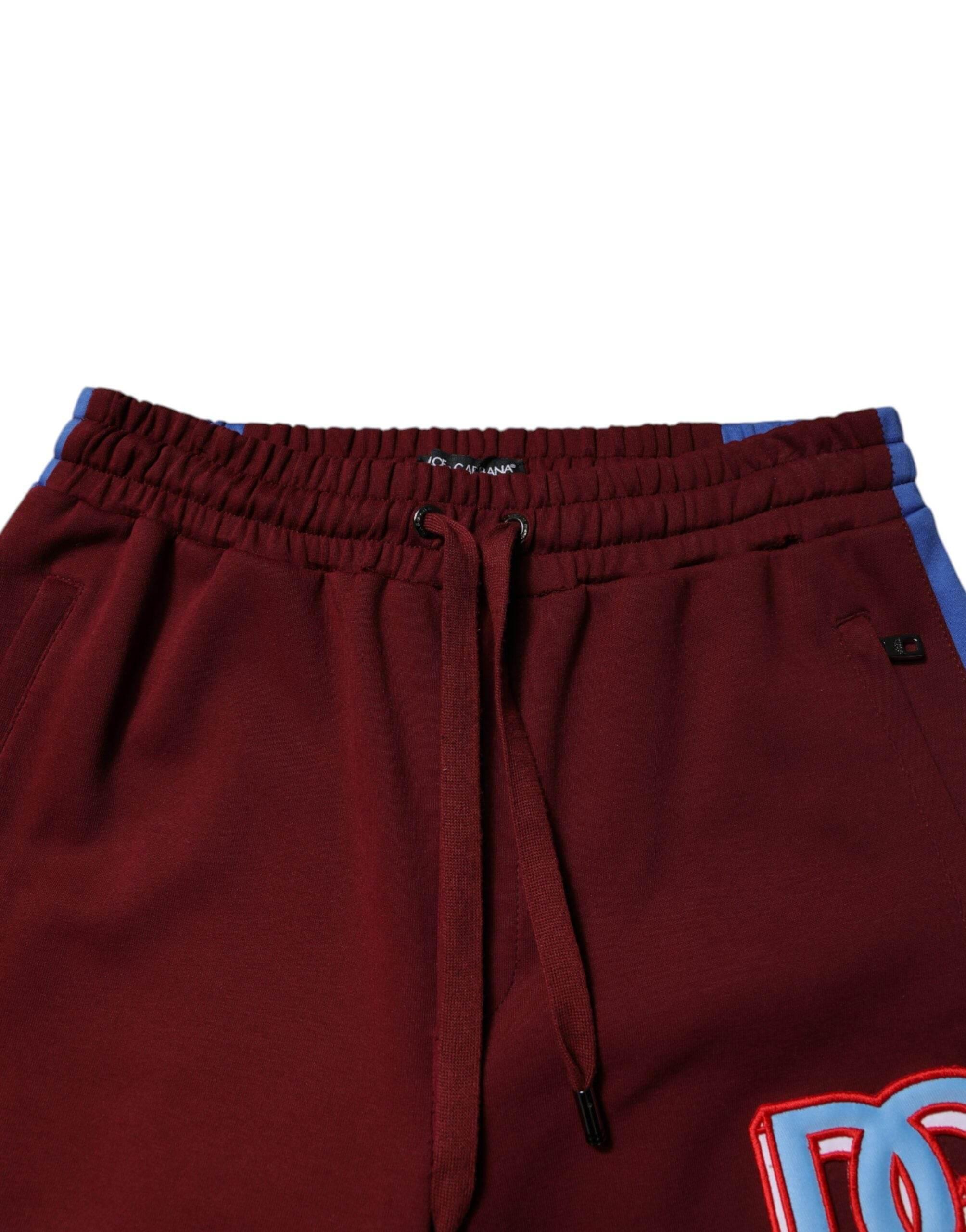 Dolce & Gabbana Multicolor Cotton Men Jogger Sweatpants Pants - Hilstor