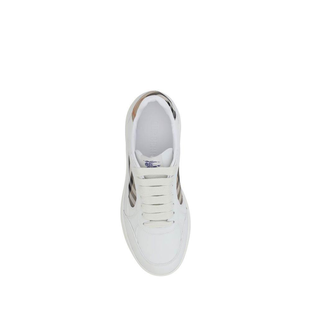 Burberry Leather Sneakers - Hilstor
