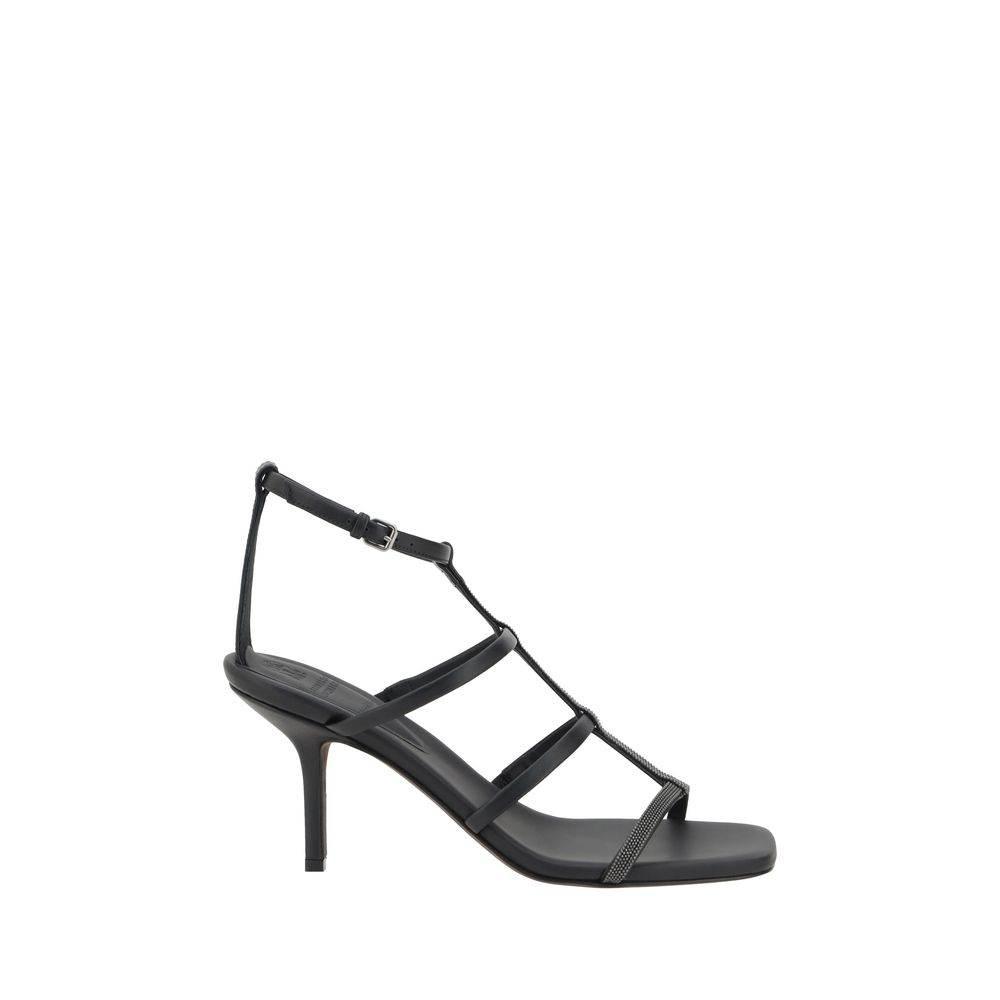 Brunello Cucinelli Sandals with sparkling embellishment - Hilstor