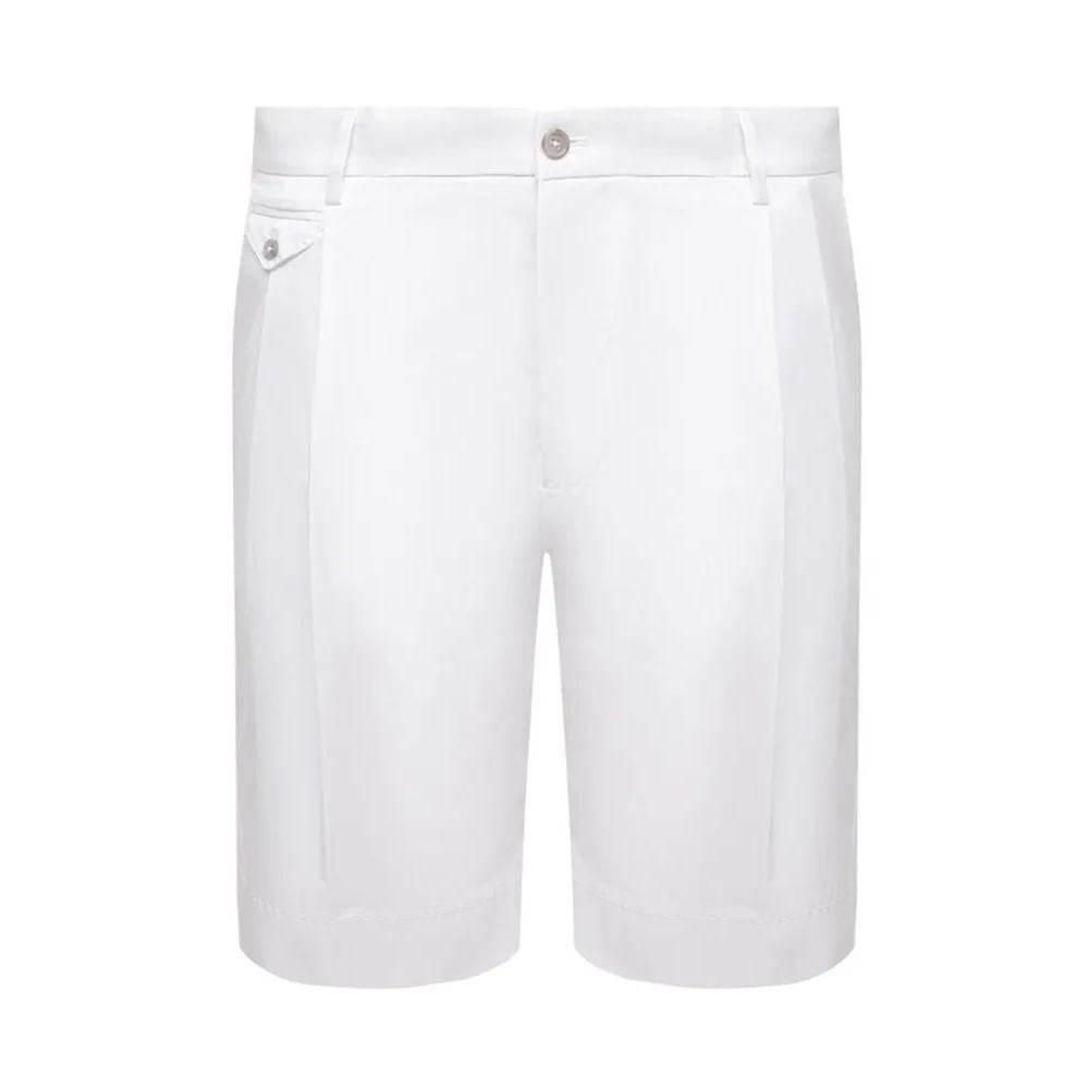 Dolce & Gabbana White Cotton Short - Hilstor