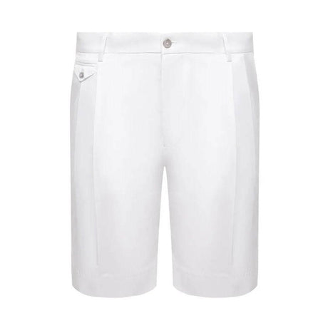 Dolce & Gabbana White Cotton Short - Hilstor