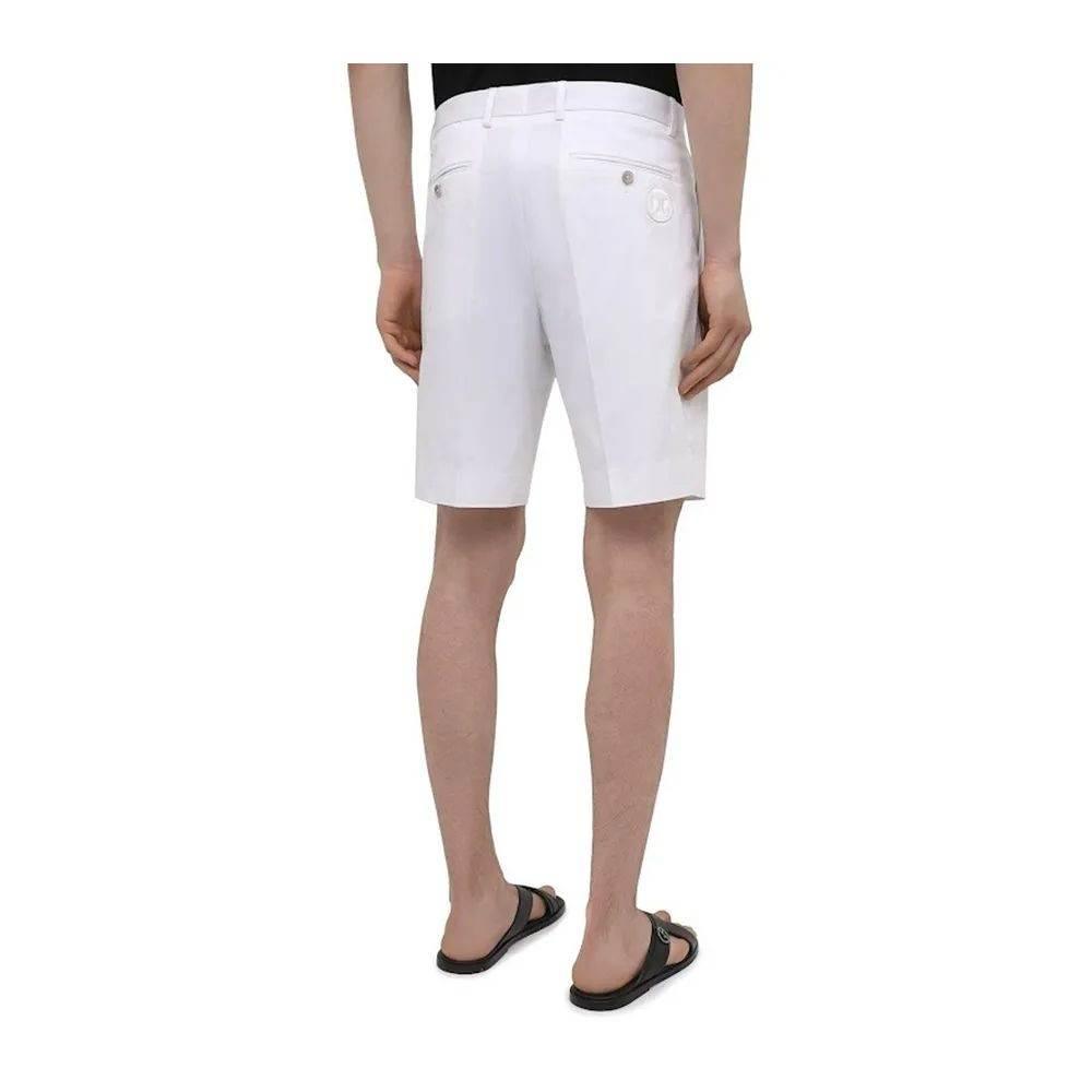 Dolce & Gabbana White Cotton Short - Hilstor