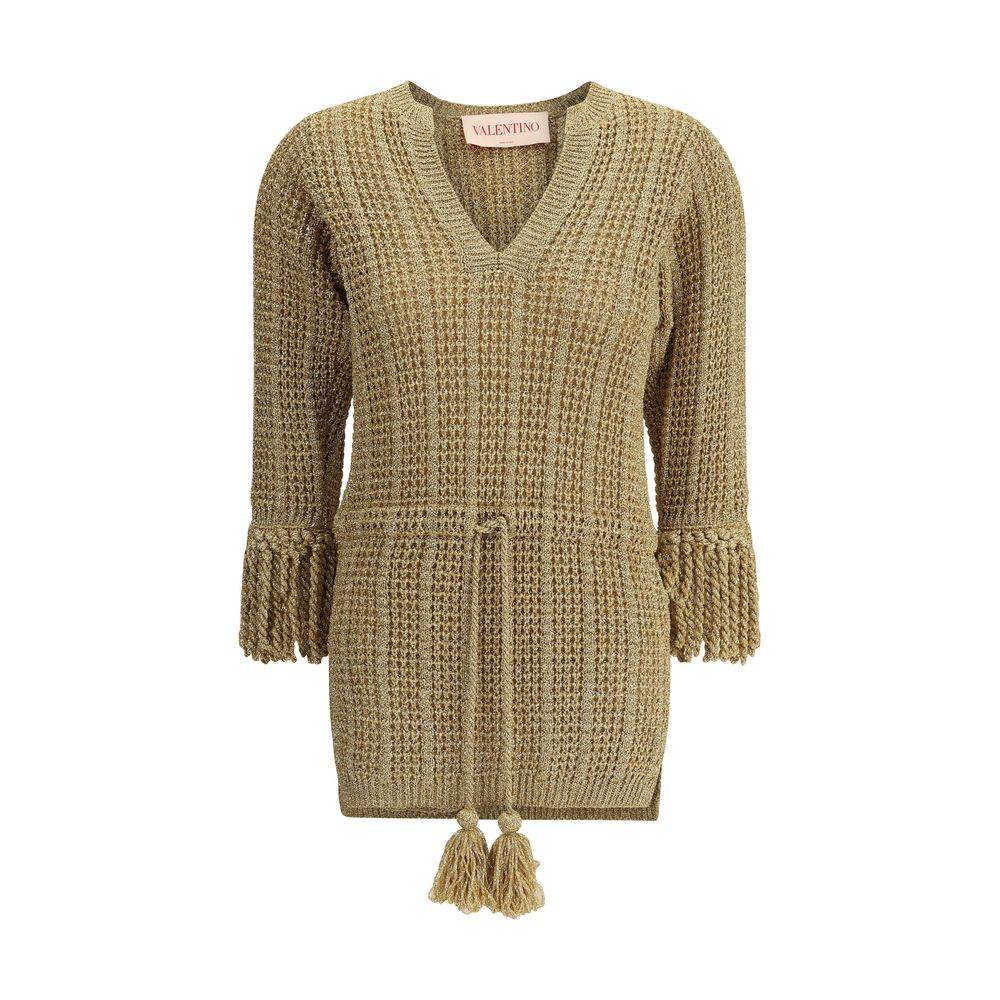 Valentino Lurex knit short Dress - Hilstor
