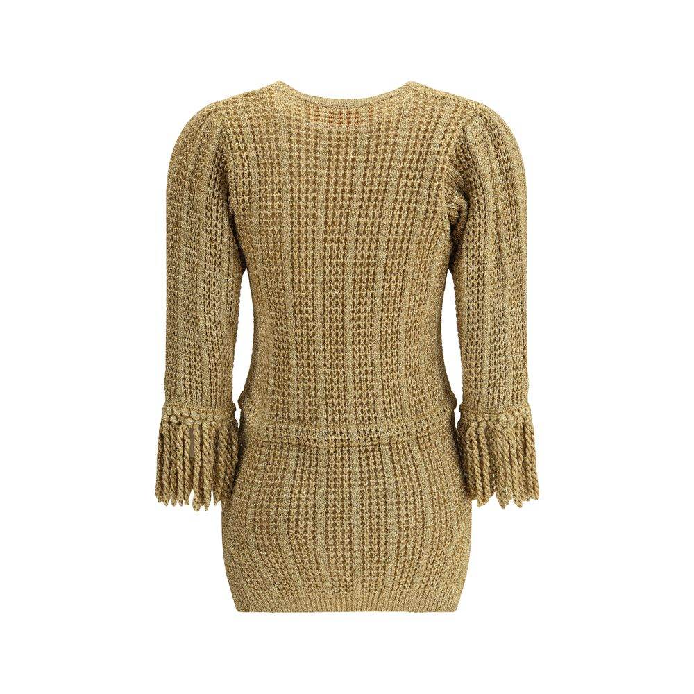 Valentino Lurex knit short Dress - Hilstor