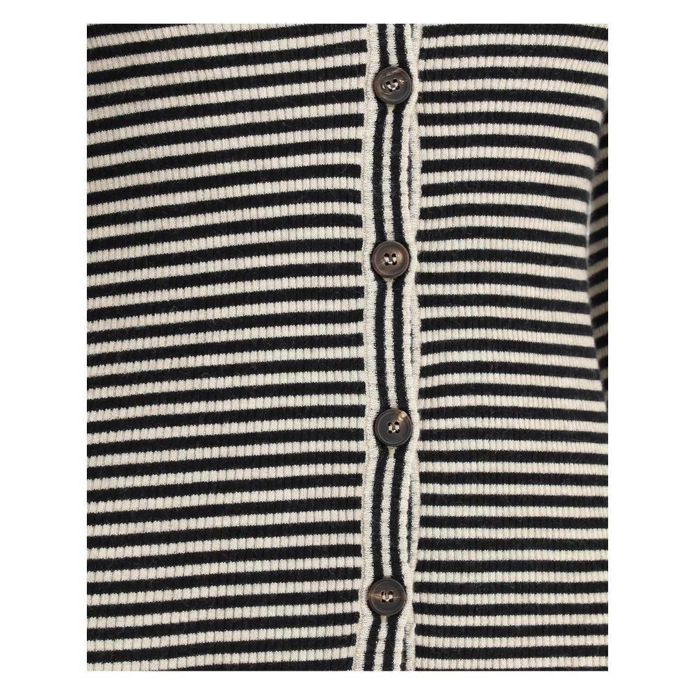 Brunello Cucinelli Striped Cardigan - Hilstor