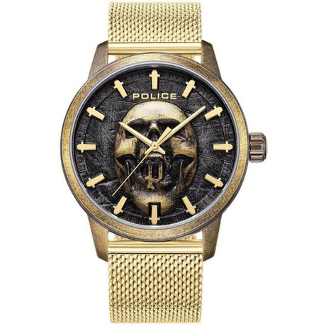 Police Gold Stainless Steel Watch - Hilstor