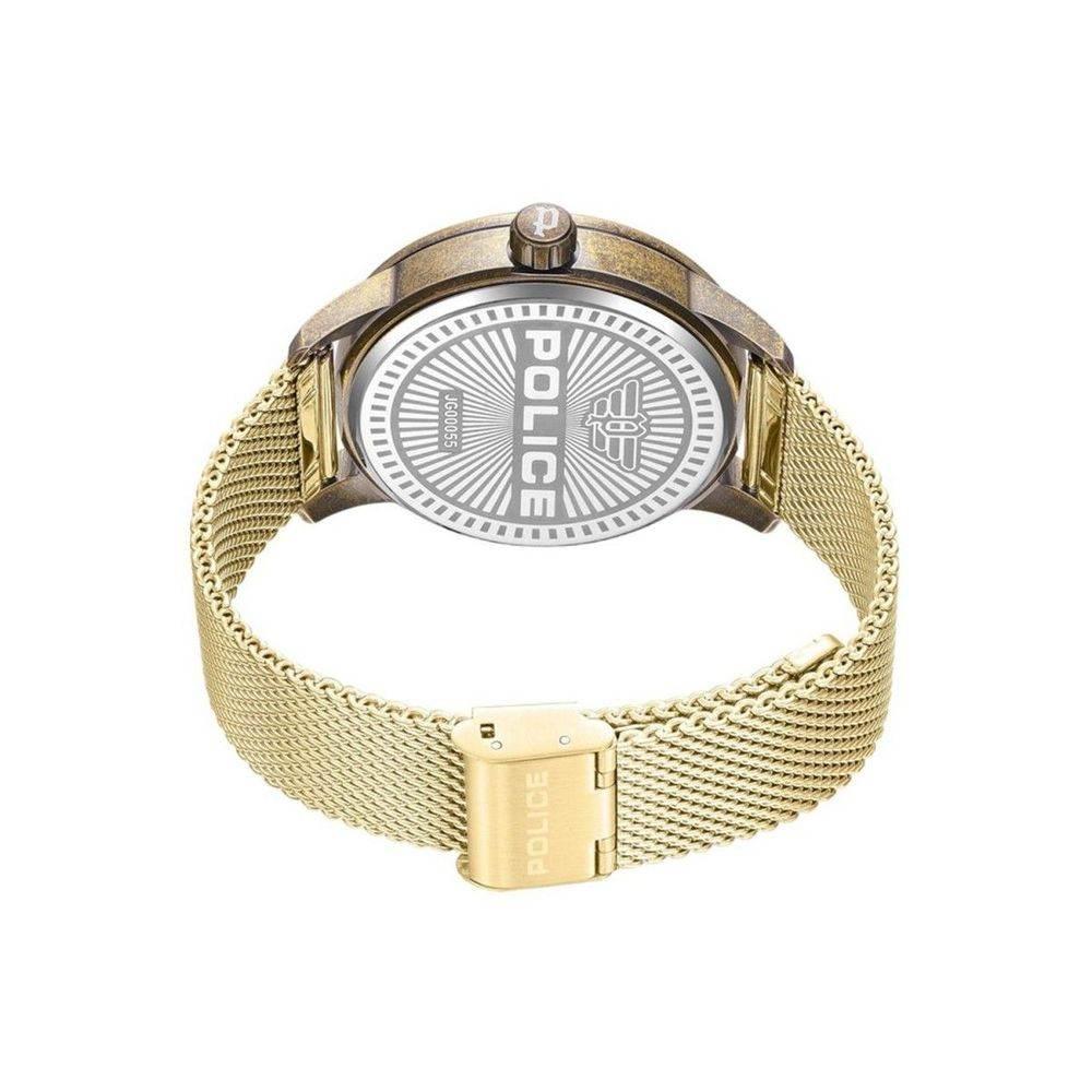 Police Gold Stainless Steel Watch - Hilstor