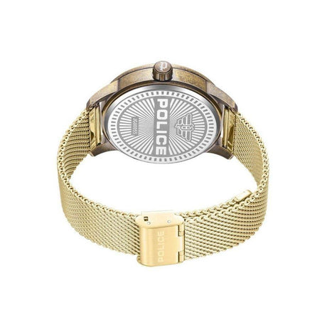 Police Gold Stainless Steel Watch - Hilstor