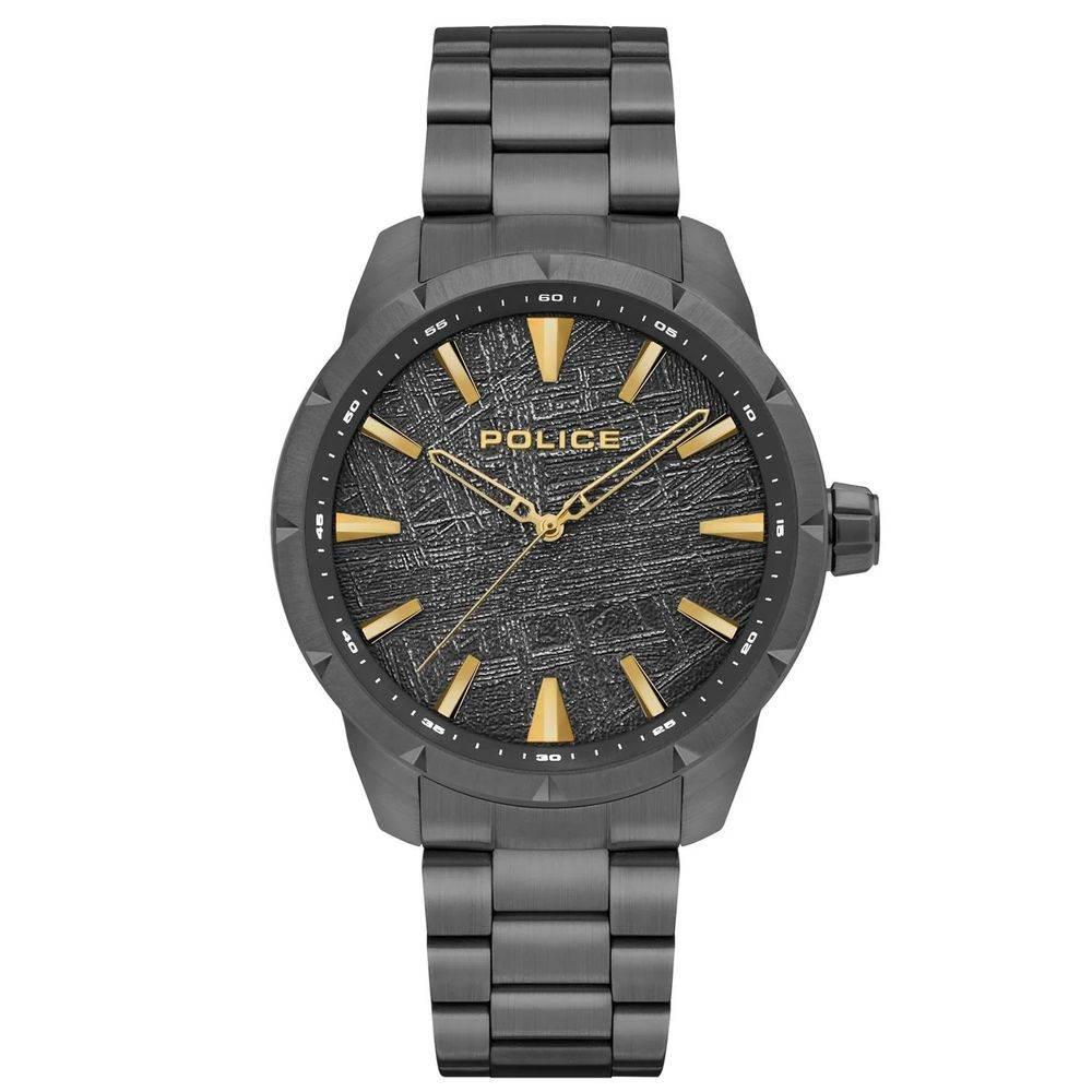 Police Black Stainless Steel Watch - Hilstor