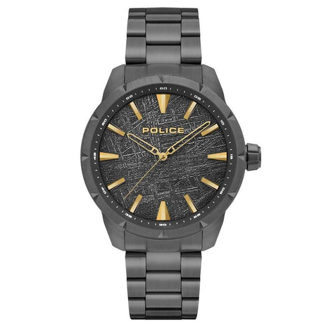 Police Black Stainless Steel Watch - Hilstor