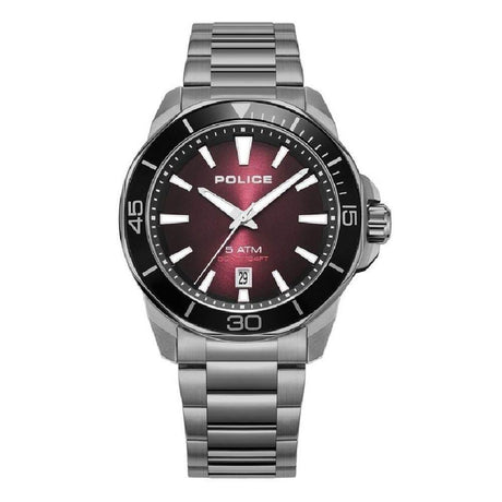 Police Gray Stainless Steel Watch - Hilstor