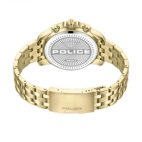 Police Gold Stainless Steel Stainless Steel Watch - Hilstor