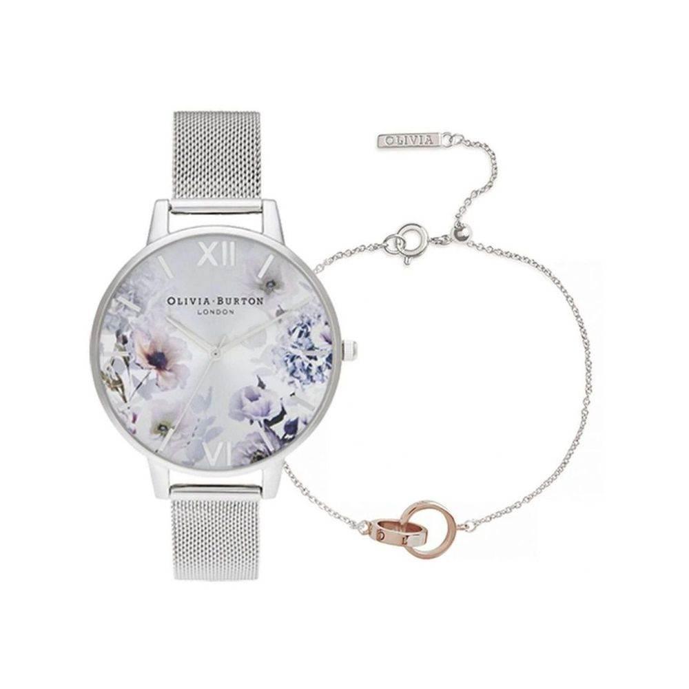 Olivia Burton Gray Stainless Steel Watch - Hilstor