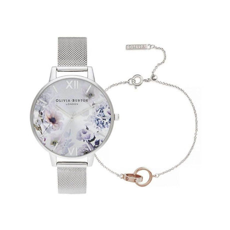 Olivia Burton Gray Stainless Steel Watch - Hilstor