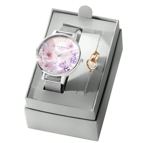 Olivia Burton Gray Stainless Steel Watch - Hilstor