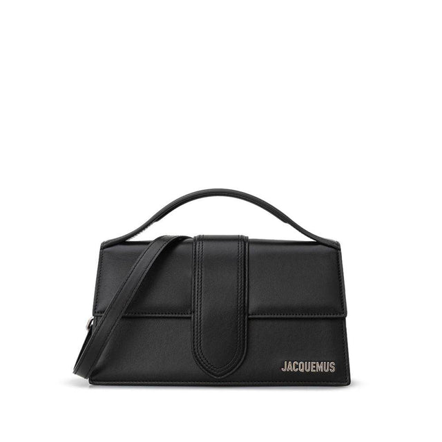 Jacquemus Black Leather Handbag - Hilstor