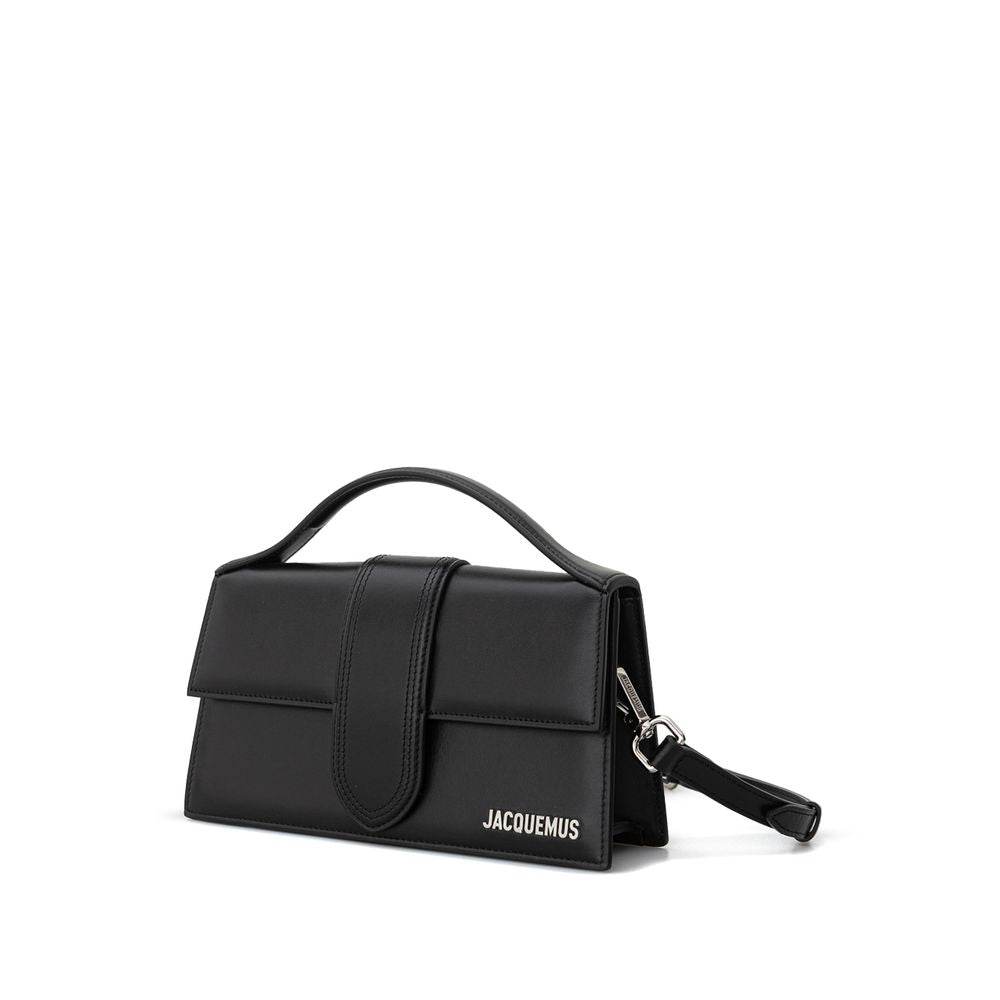 Jacquemus Black Leather Handbag - Hilstor