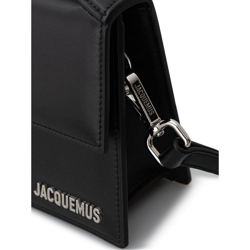 Jacquemus Black Leather Handbag - Hilstor