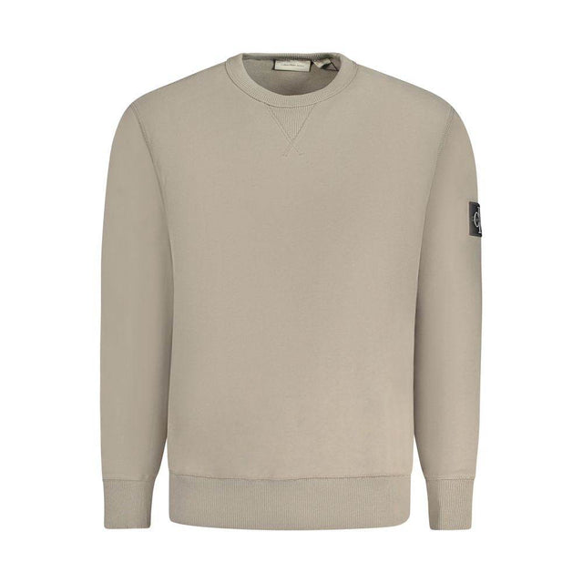 Calvin Klein Beige Cotton Men Sweater - Hilstor