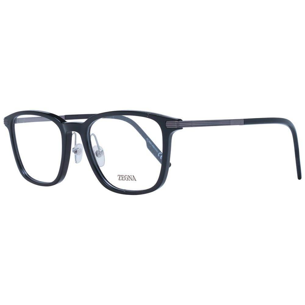 Ermenegildo Zegna Black Men Optical Frames - Hilstor