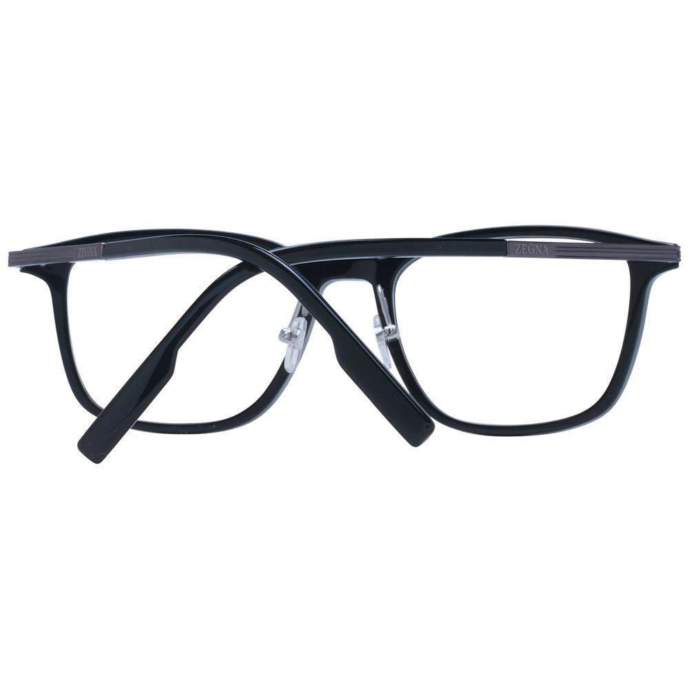 Ermenegildo Zegna Black Men Optical Frames - Hilstor
