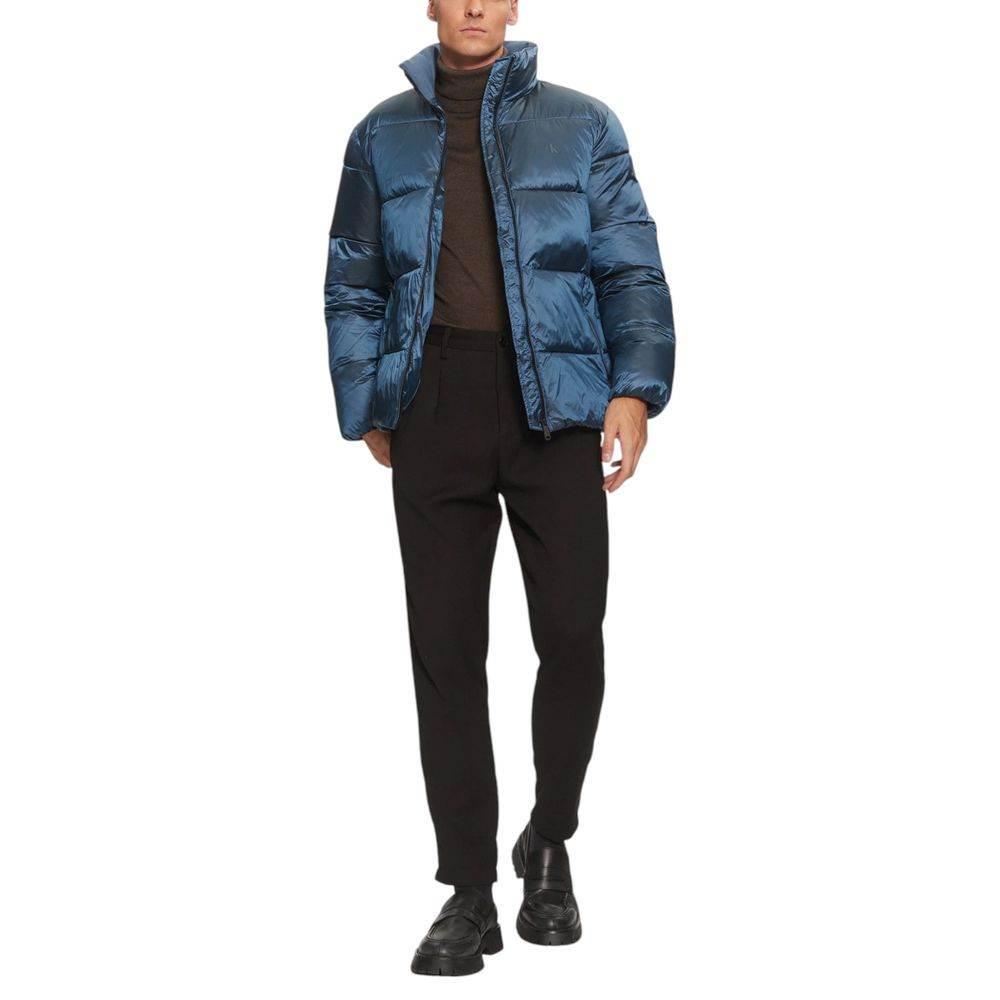 Calvin Klein Jeans Blue Recycled Polyamide Jackets & Coat - Hilstor