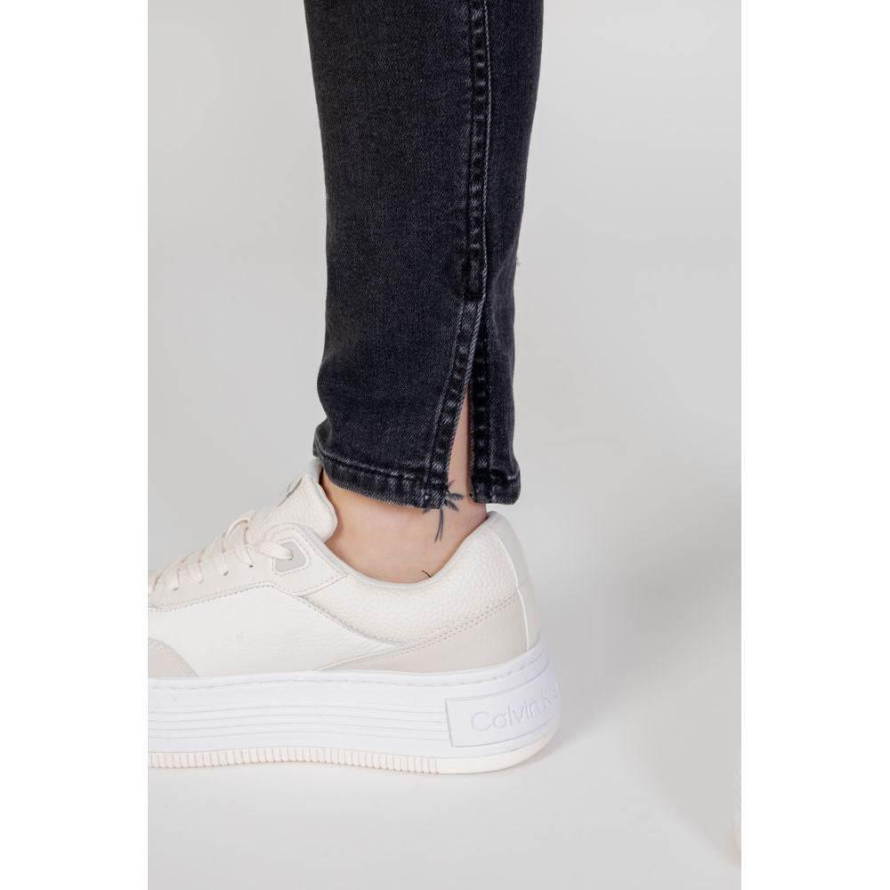 Calvin Klein Jeans Black Cotton Skinny Jean - Hilstor