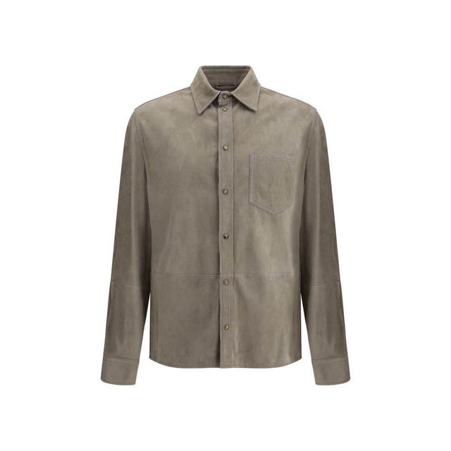 Brunello Cucinelli Suede Shirt - Hilstor