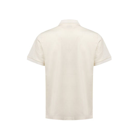 Fendi White Cotton Polo Shirt