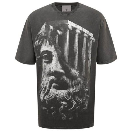 Diego Venturino Gray Cotton T-Shirt - Hilstor