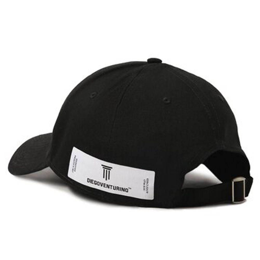 Diego Venturino Black Cotton Hats & Cap - Hilstor