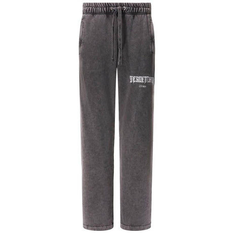 Diego Venturino Gray Cotton Men Trouser - Hilstor