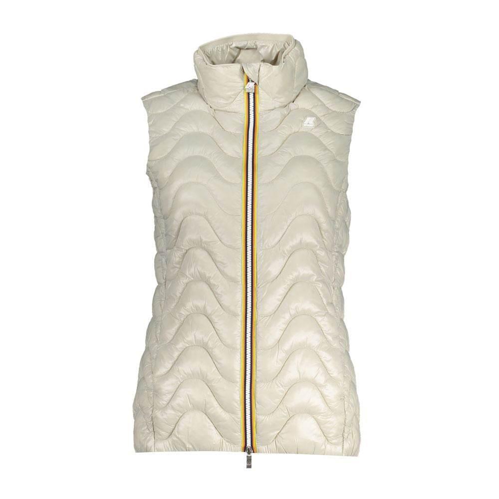K-WAY Chic Sleeveless Zip Jacket with Contrast Details - Hilstor