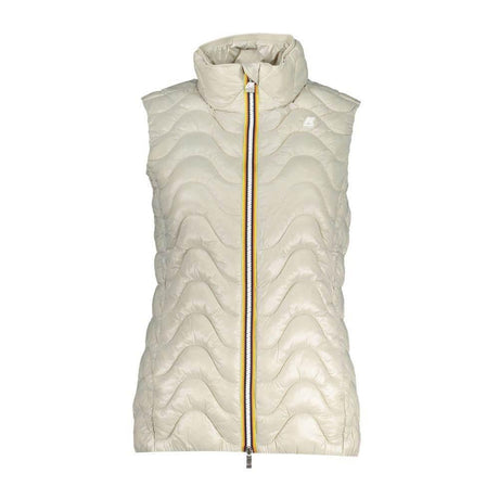 K-WAY Chic Sleeveless Zip Jacket with Contrast Details - Hilstor