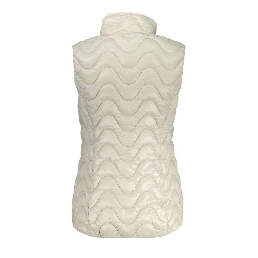K-WAY Chic Sleeveless Zip Jacket with Contrast Details - Hilstor