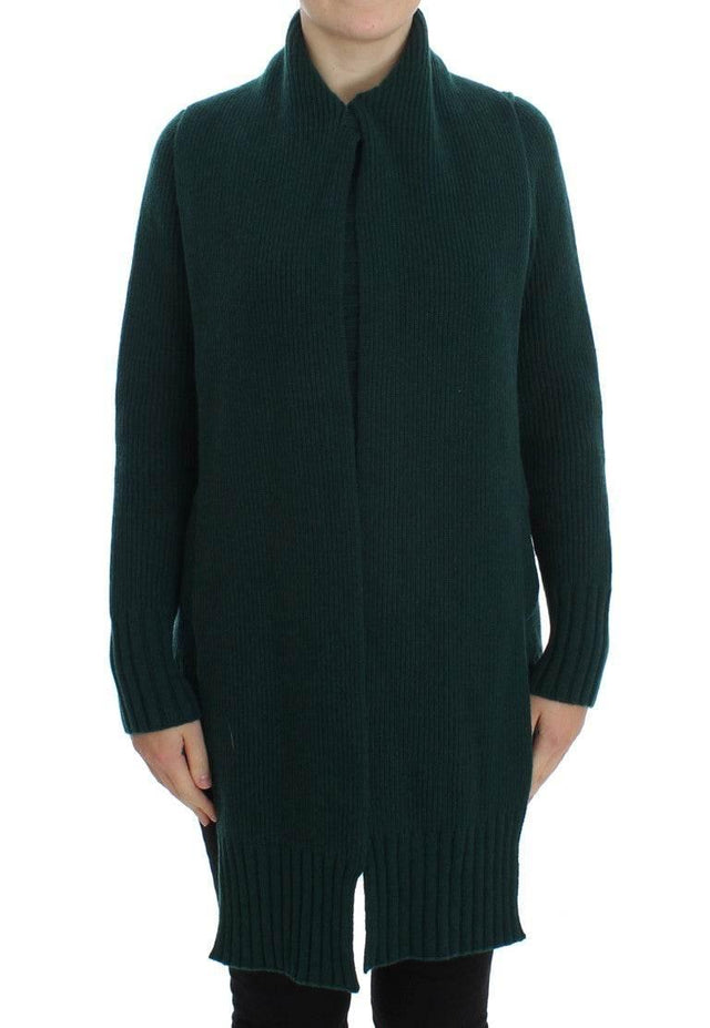 Dolce & Gabbana Green Knitted Cashmere Cardigan - Hilstor