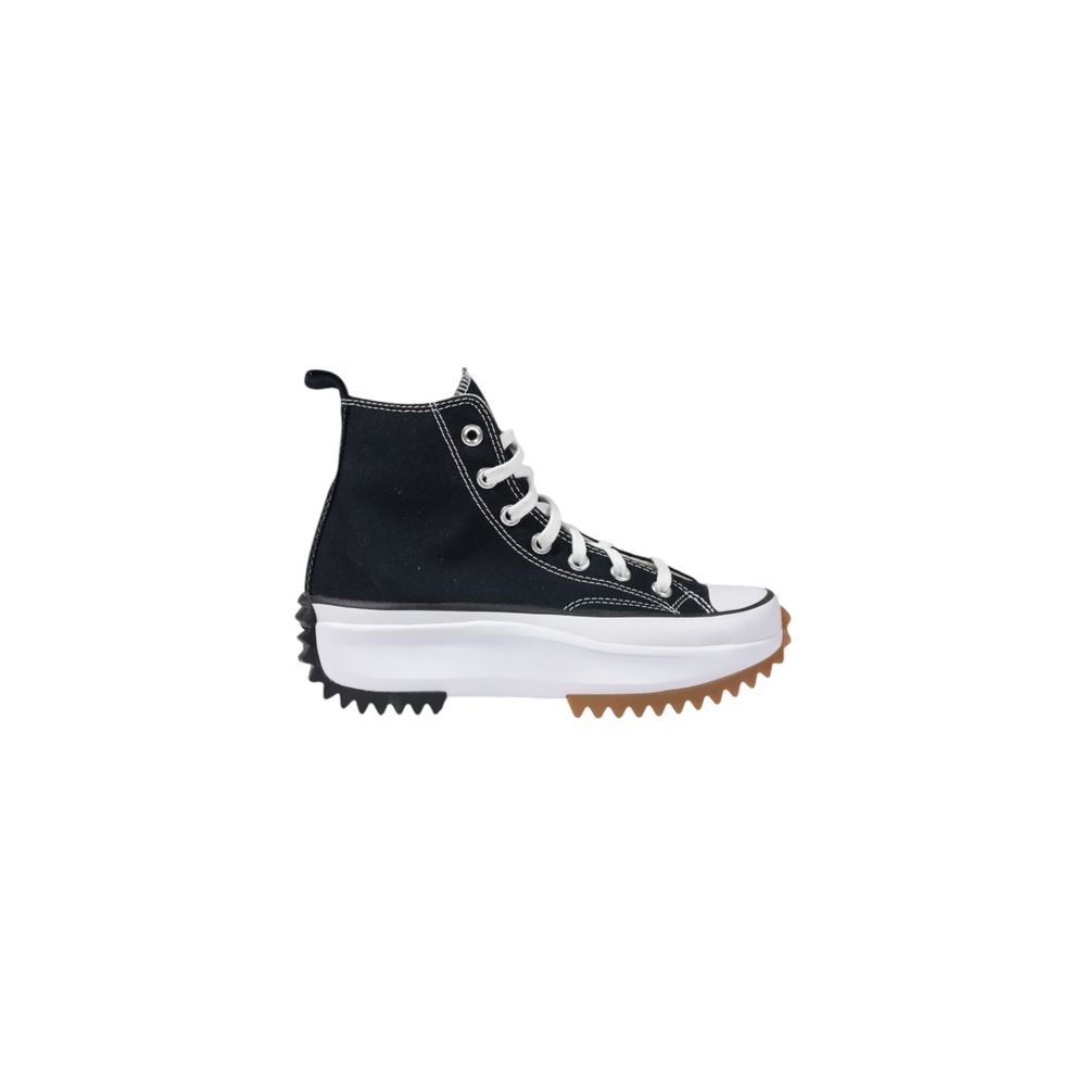 Converse sort og hvid stof sneaker