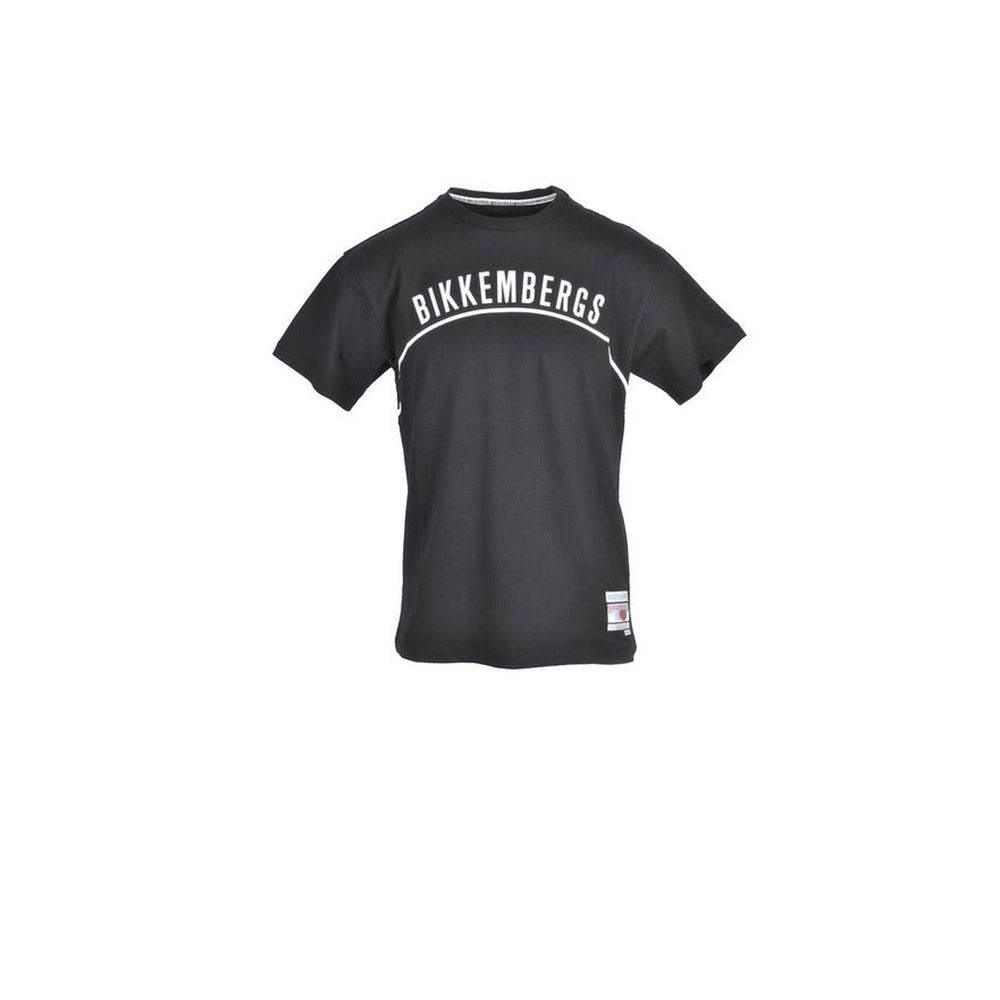 Bikkembergs Black Cotton T-Shirt - Hilstor