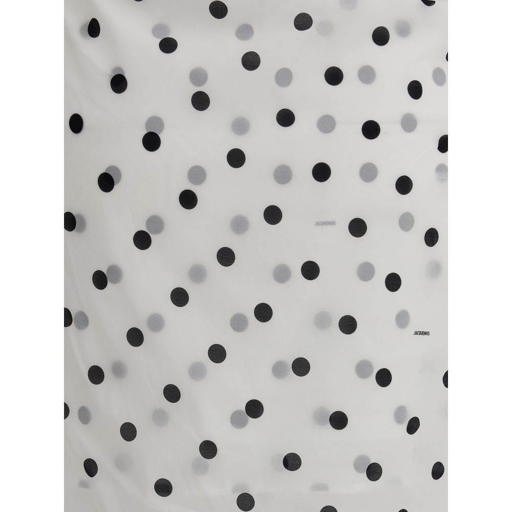 Jacquemus Rita pois long Dress - Hilstor