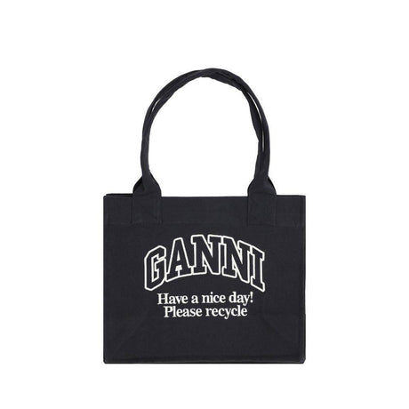 Ganni Cotton Tote Bag - Hilstor