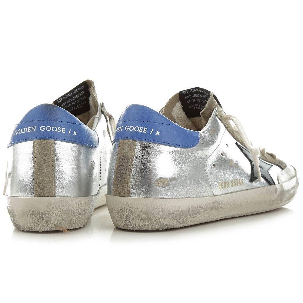 Golden Goose Gray Calfskin Sneaker - Hilstor